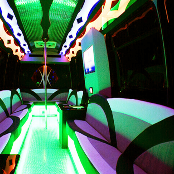 modern san jose party bus